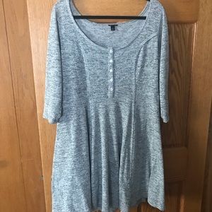 Torrid size 1 gray dress